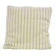 Vintage beige striped cushion