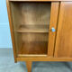 1950s vintage oak bookshelf.