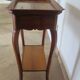 Table d’appoint – Bout de canapé -Acajou – plateau a rebord-1 tiroir