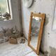 80s pine mirror
