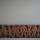Hand-carved wooden decorative sculpture, mid-century, Danish cabinetmaker, 1970s.