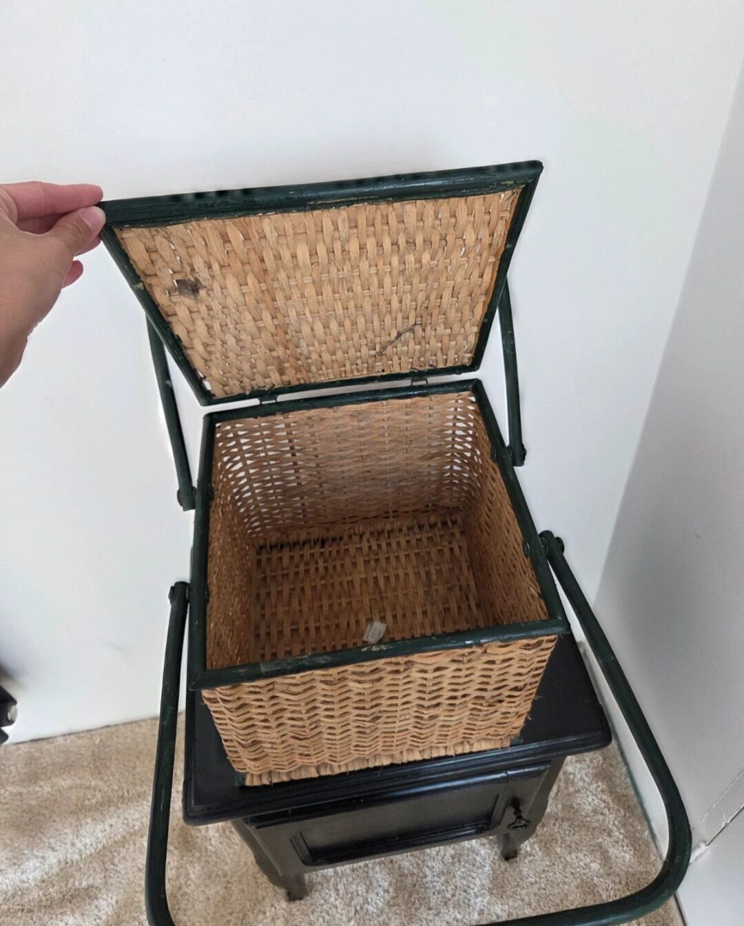 Panier vintage en osier