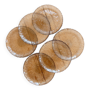6 assiettes à dessert - effet