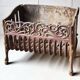 Log holder / Cast iron fire basket