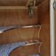 Buffet cuisine in pale yellow formica 50/60 years