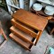 Dark wood 3-drawer chest of drawers