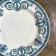 Léon Graves cake plate in earthenware, "Marie-Louise" service.