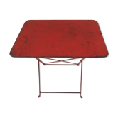 Table metal folding industrial vintage