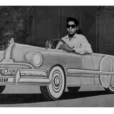 Driving photography and cardboard paste