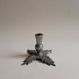Silver pineapple candle holder