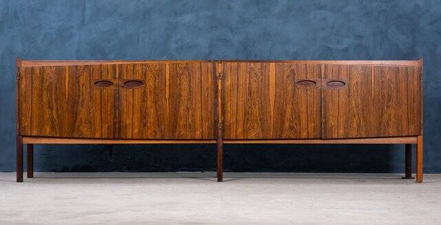 Mid-Century Credenza in Rosewood by Arne Hovmand-Olsen for Mogens Kold Møbelfabrik, Denmark, 1960s