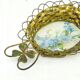 C9N platter in Art Nouveau style with enamel
