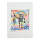 Offset Litho After Jean-Michel Basquiat Fishing 92/100 Abstract Art Print