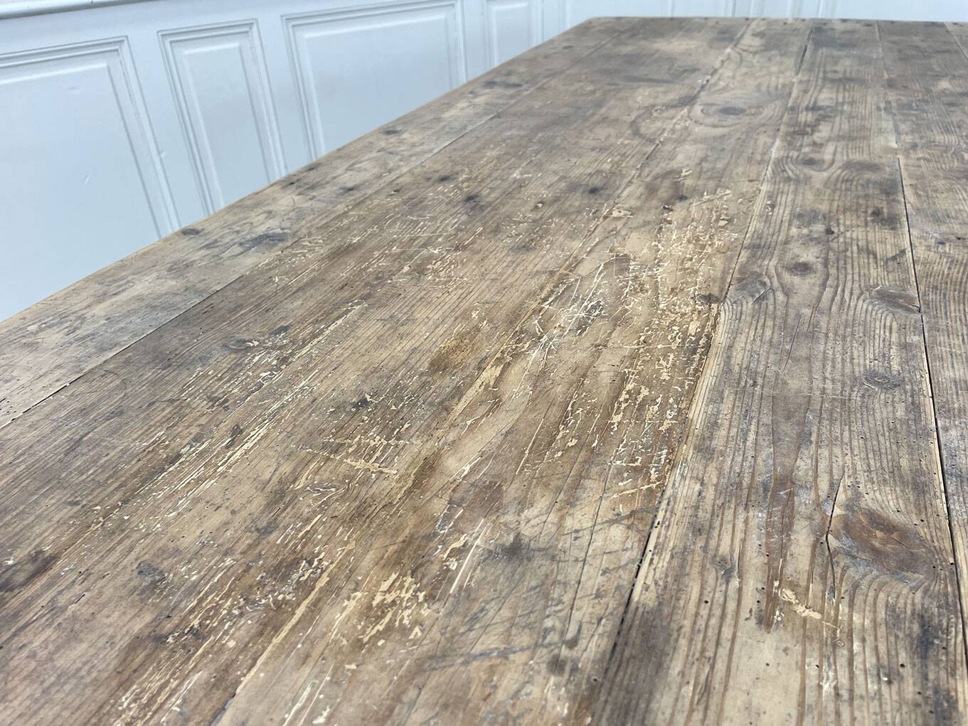 1940s oak and fir farmhouse table
