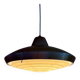 Lampe danoise vintage - Lampe en bronze avec diffuseur