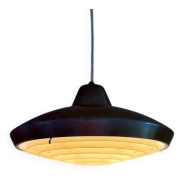 Vintage Danish design lamp - Bronze lamp with diffuser