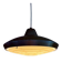 Lampe danoise vintage - Lampe en bronze avec diffuseur