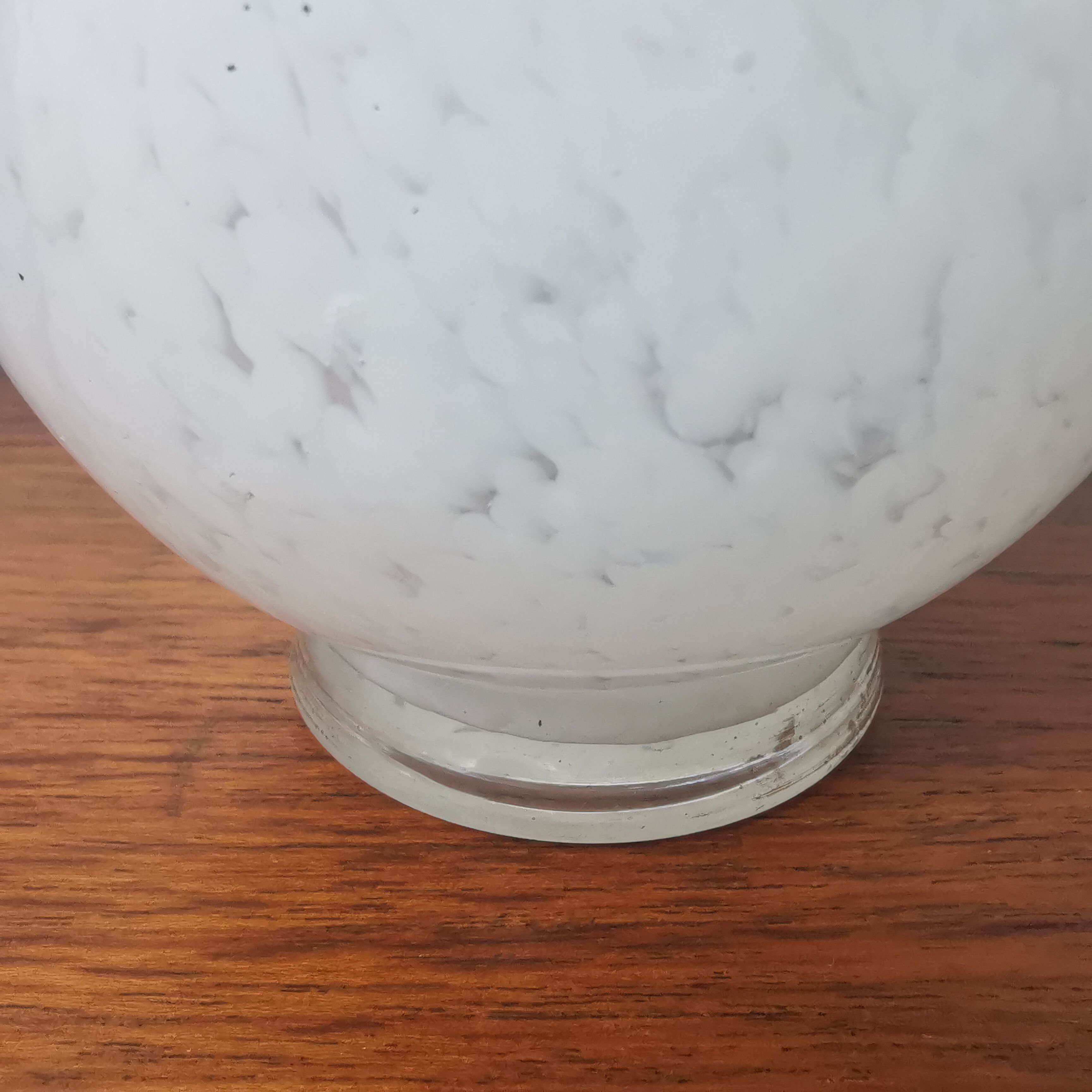 Clichy glass lamp foot