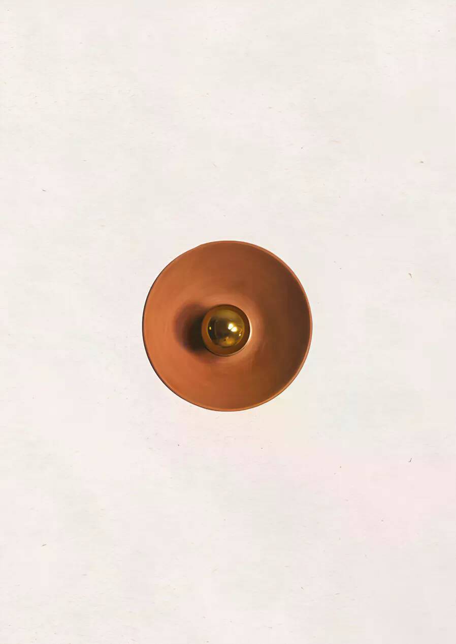 PITCHOUN - Red terracotta - Wall light