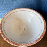 Large vintage Biot coupe in glazed ceramic, French craftsmanship.