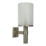 Perzel wall light model 1141 bis, metal and opaline, France, 1960