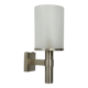 Perzel wall light model 1141 bis, metal and opaline, France, 1960