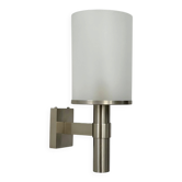 Perzel wall light model 1141 bis, metal and opaline, France, 1960