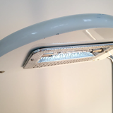 Halogen floor lamp Bruno Gecchelin mezzaluna for Skipper 1970