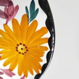 Two Schramberg Majolika painted flower dishes