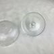 Glass sugar bowl made in Italy