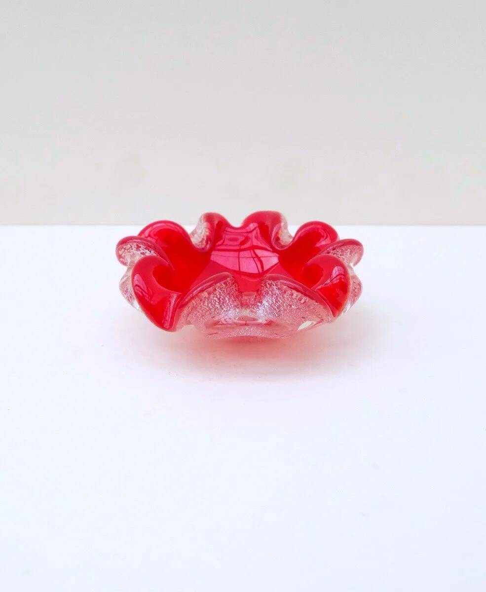 Murano blown glass pocket tray, 1970