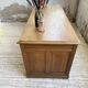 1950s oak office counter