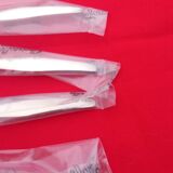 Christofle 6 silver metal forks model orly design lino sabattini