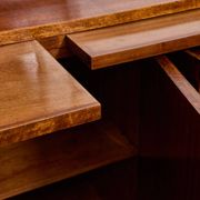 Buffet cubain en acajou de style Bauhaus, Gyula Kaesz, début des années 1940