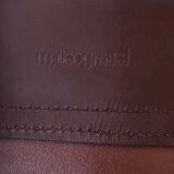 Set of 4 leather armchairs signed "Matteo Grassi" - 1960s