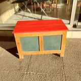 Buffet ancien en bois peint
