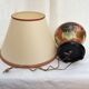 Lampe à poser en céramique avec abat-jour fabrication Français contemporain dimension : H-60xD25cm-