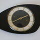 Horloge triangulaire formica noir