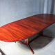 Danish oval rosewood dining table, 1960s