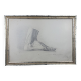 F. Mucke, pencil drawing of feet, 1802, pencil and paper