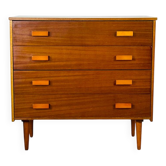 Scandinavian teak chest of drawers from the 1960s.