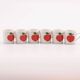 Lot of 6 Seltmann Weiden porcelain espresso cups - Red apple design - A