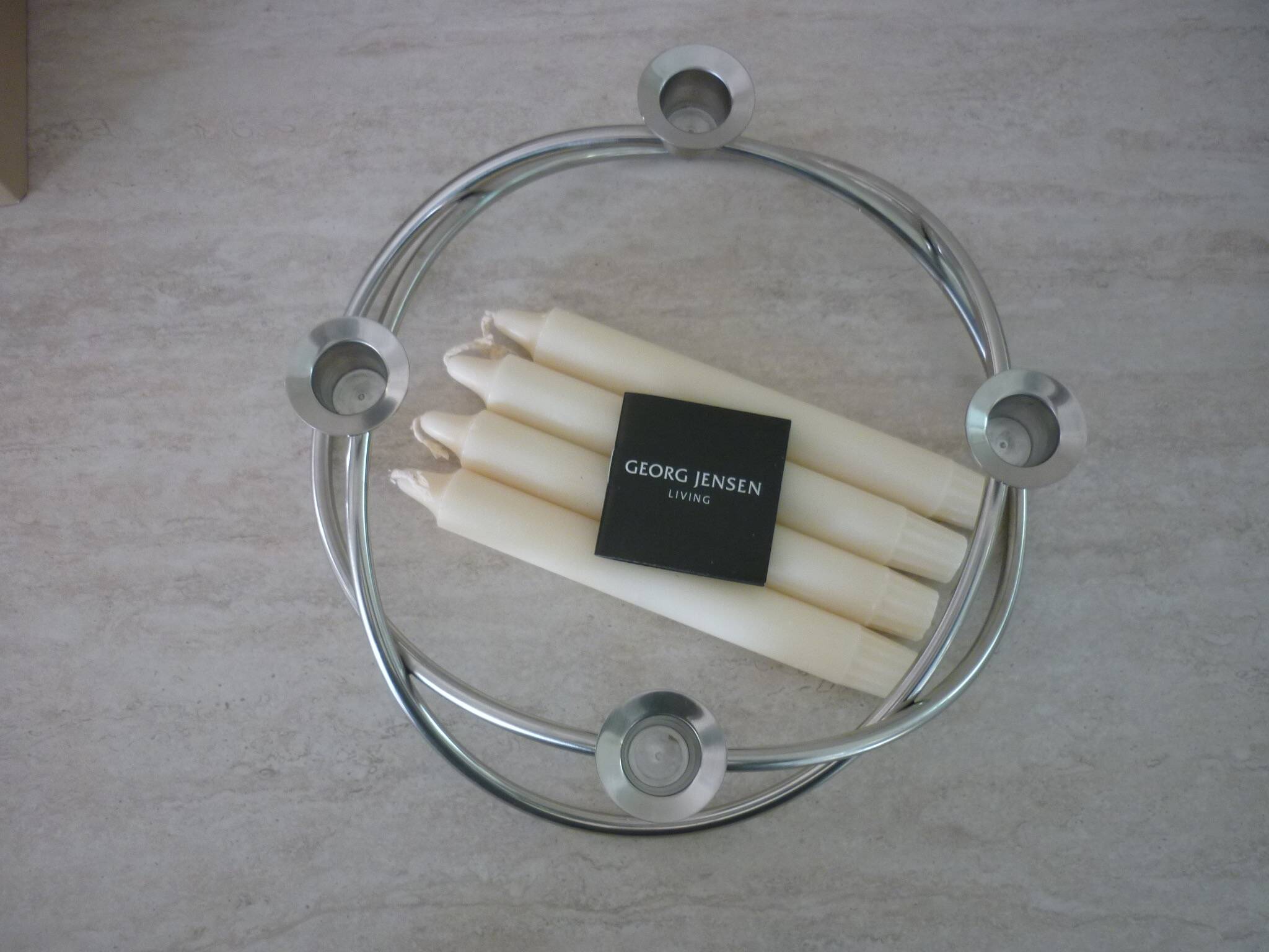 Season Living Candlestick by Georg Jensen