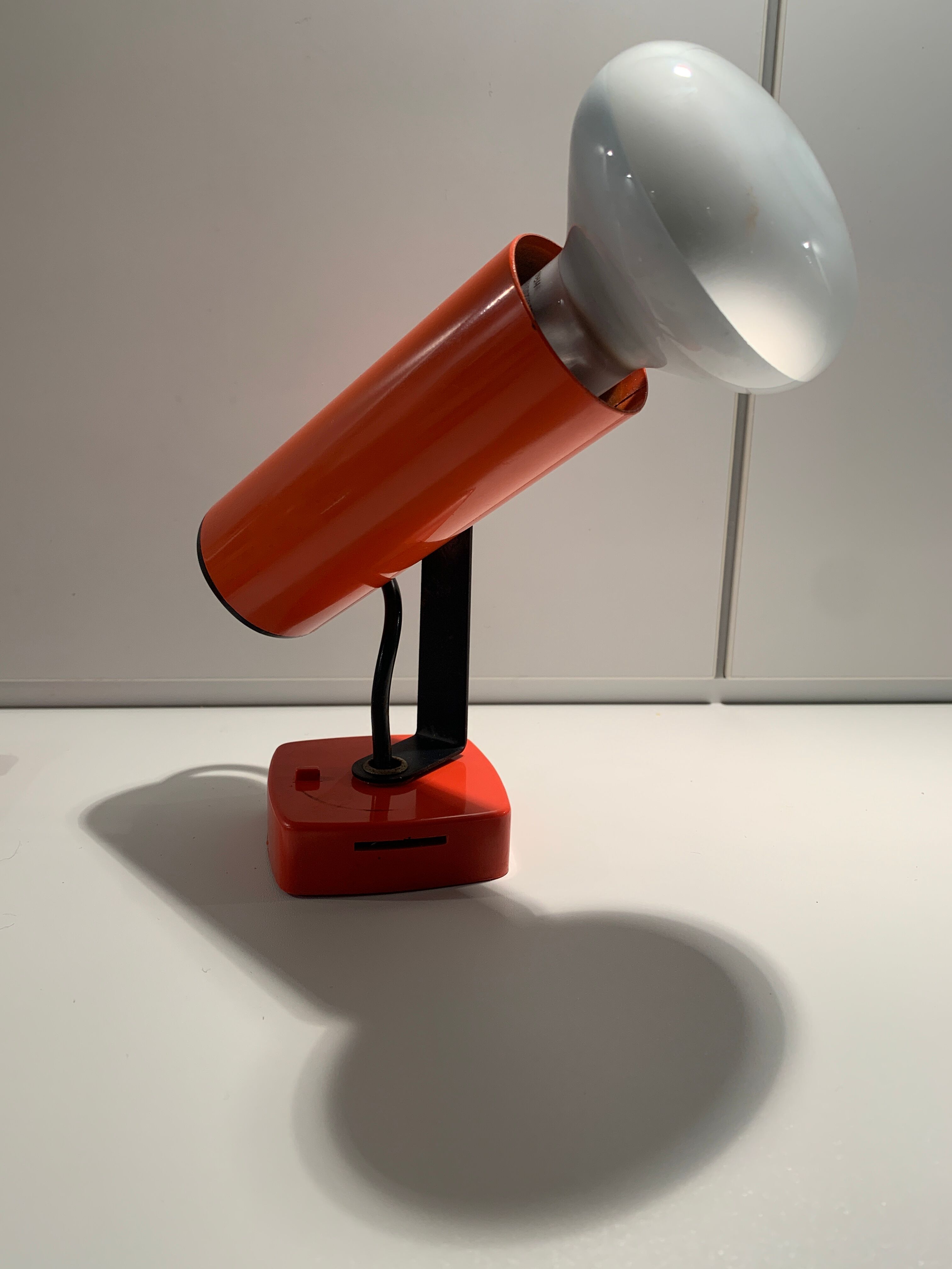 Wall lamp orange Targetti 70s