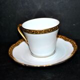 Tasse à café vintage en porcelaine de Limoges Royal Chapus, 1970