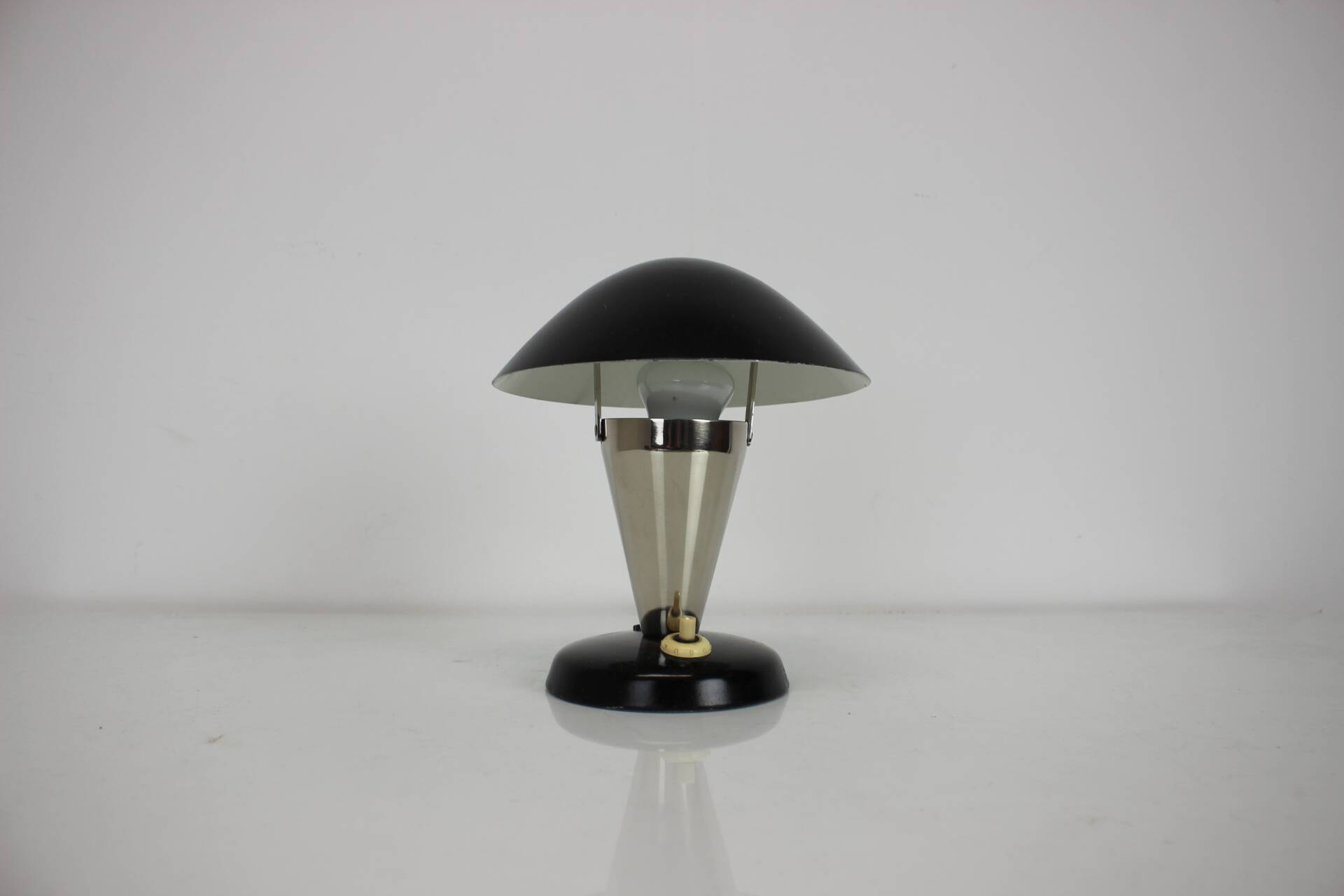 1930's Bauhaus Table Lamp, Czechoslovakia