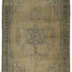 One-of-a-kind turkish handwoven vintage rug - rustic vintage charm 287x 203 cm