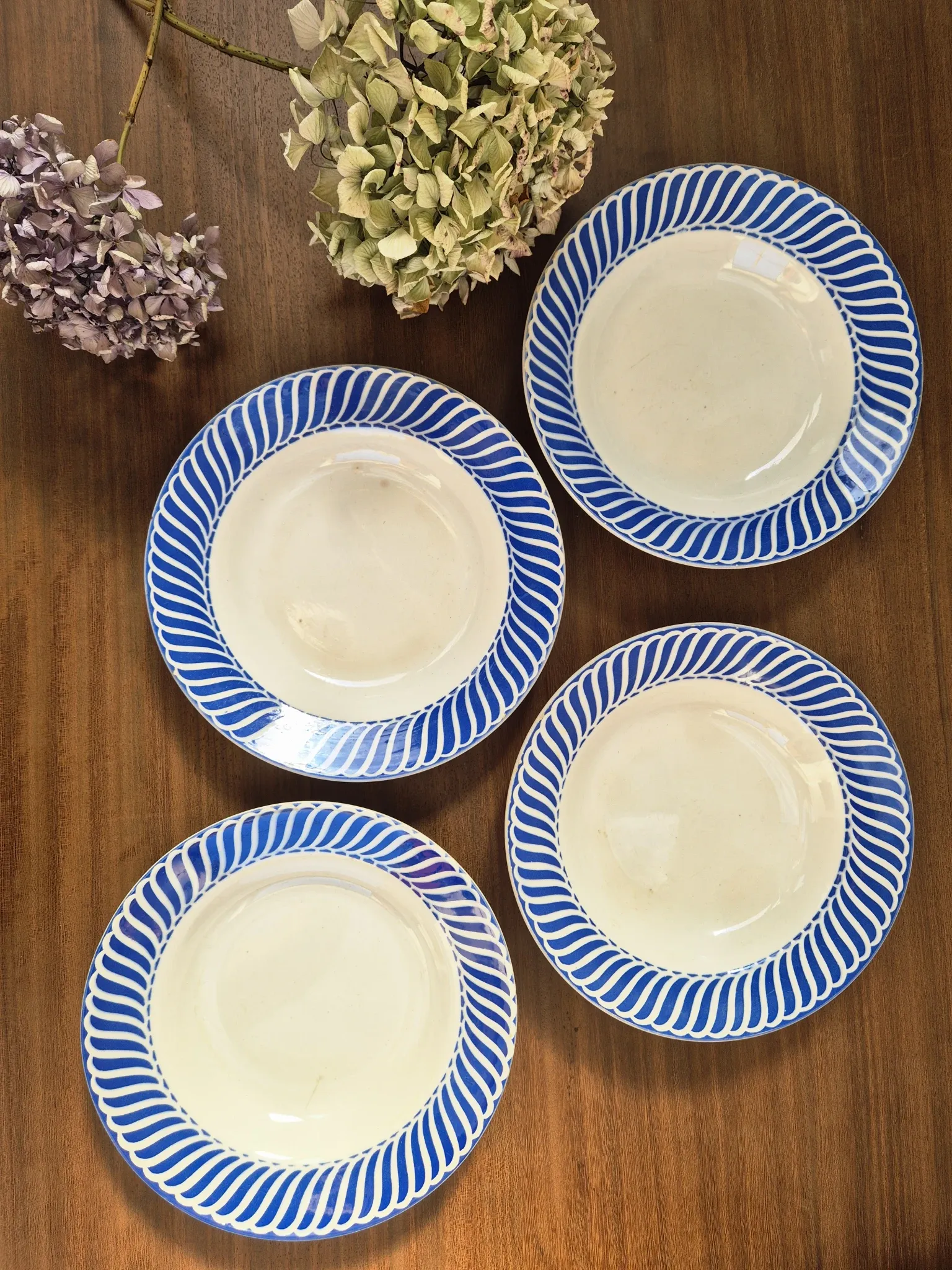 Vintage Digoin deep plates