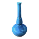 Small glazed terracotta soliflore vase. Mid 20th century.