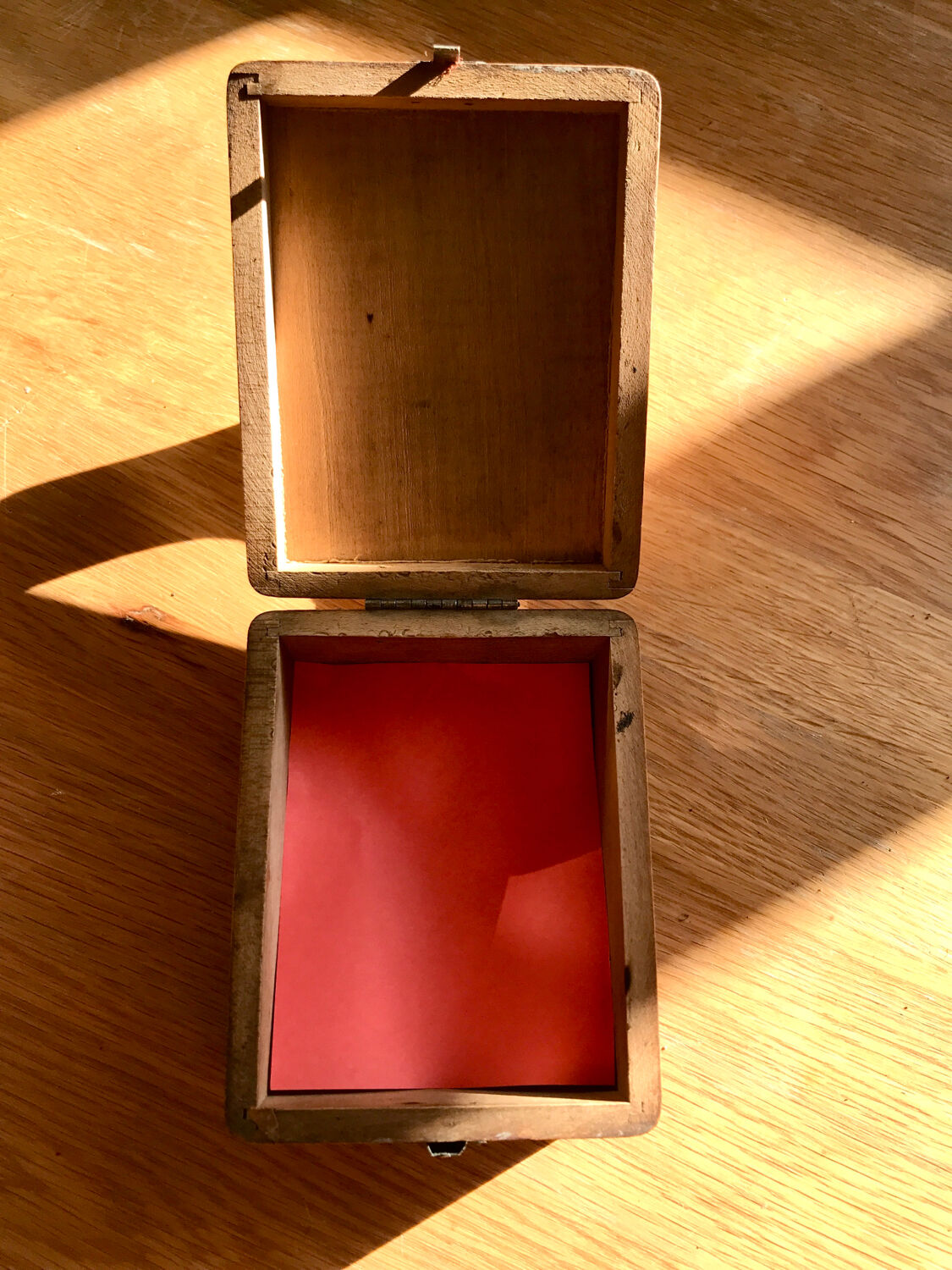 Victorian wooden box Mauchline late 19th century